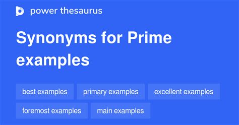prime synonym|prime thesaurus.